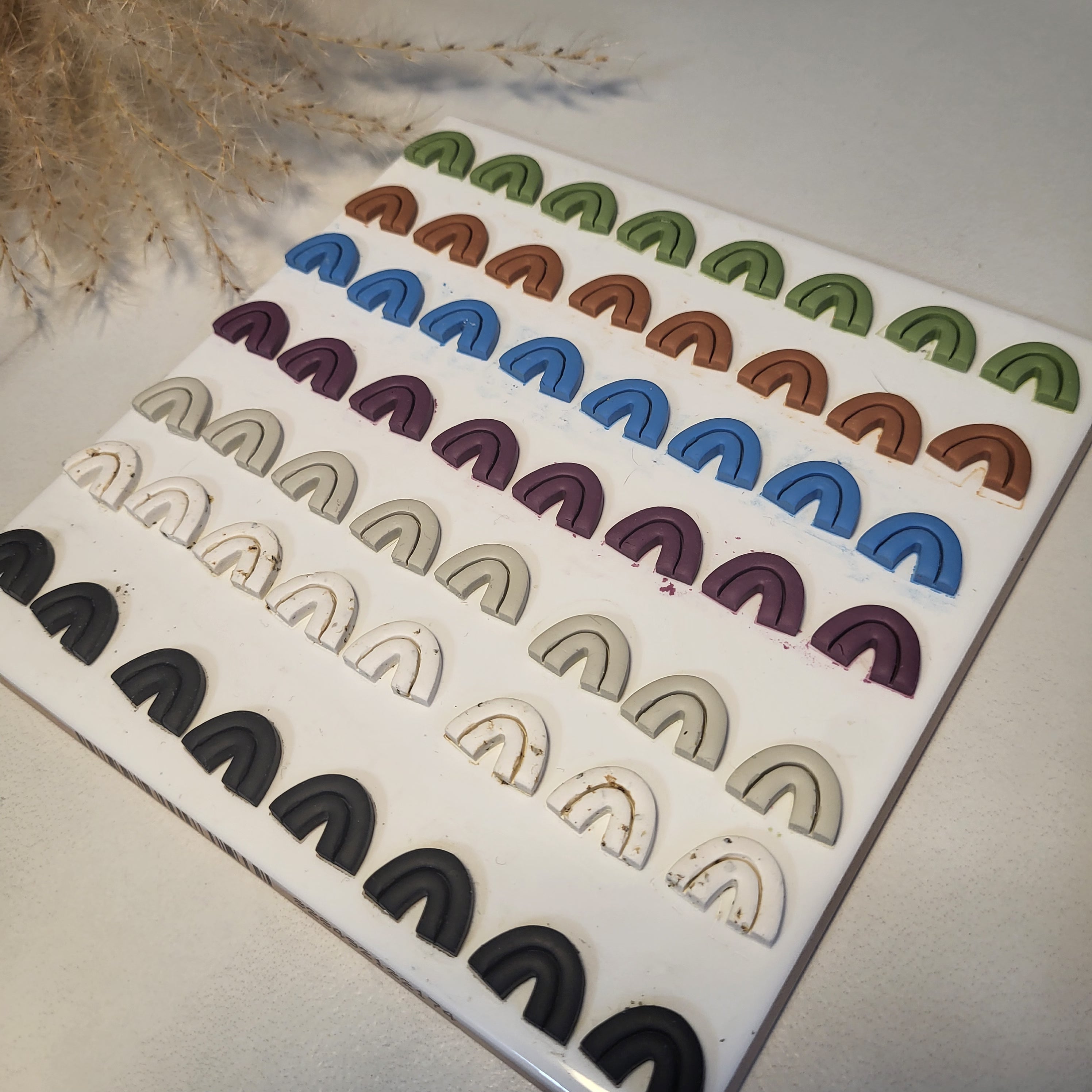 Rainbow studs