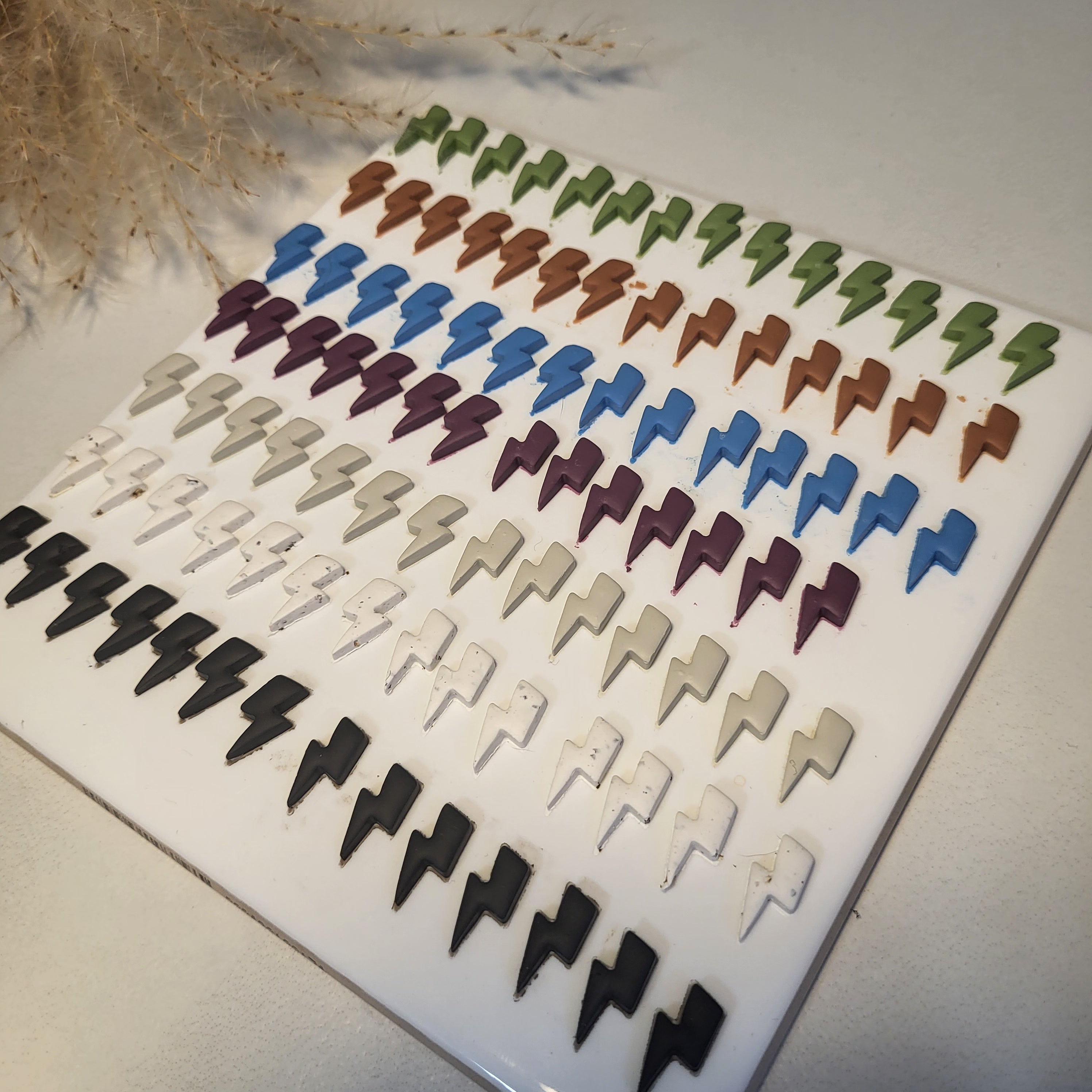 Lightening bolt studs